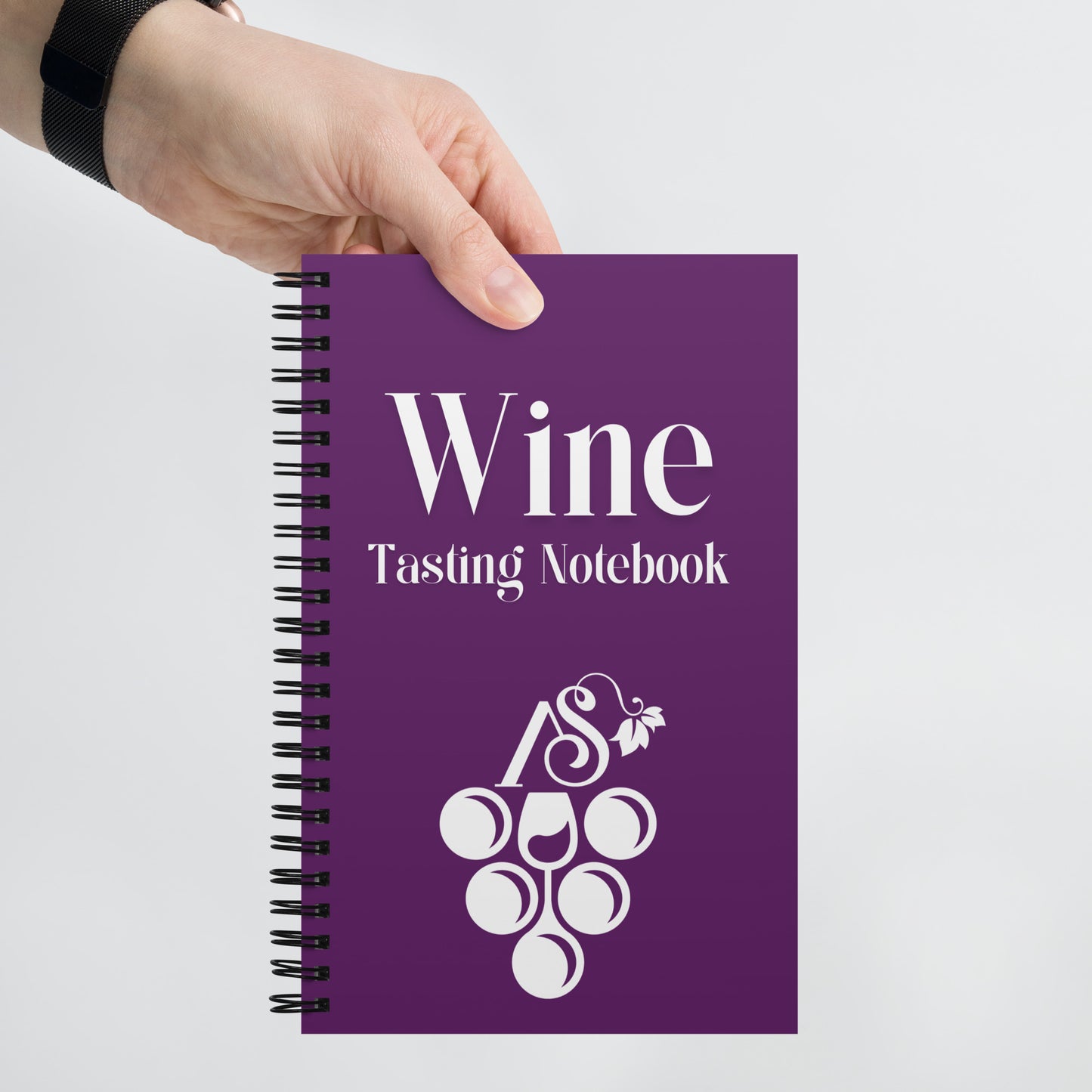Armchair Sommelier Wine Tasting Notebook-Purple